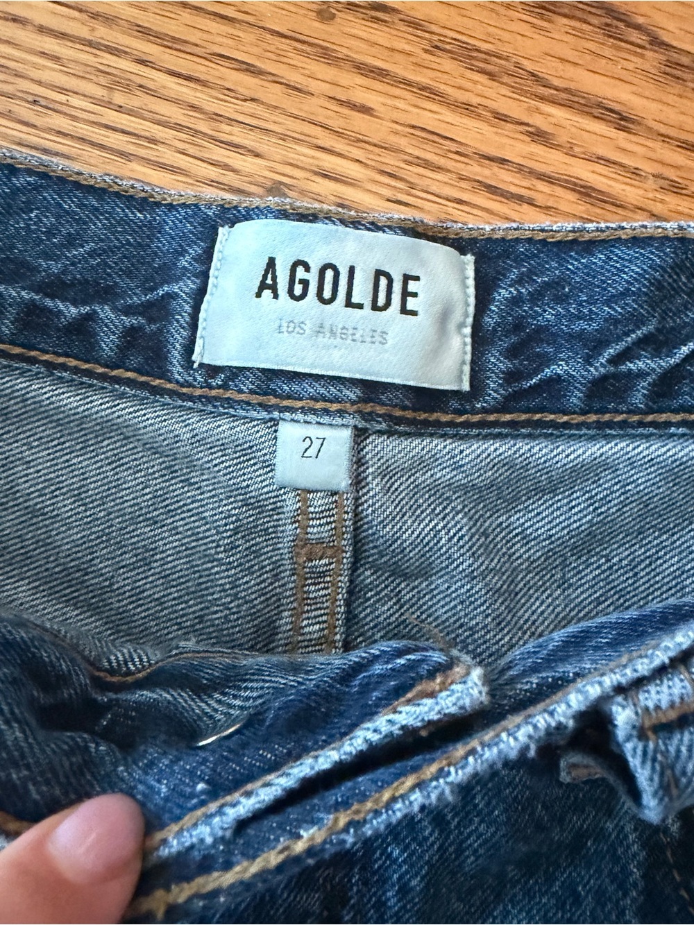 AGOLDE 90s Pinch Waist High Rise Straight Jeans in Control 27 - Picture 10 of 16